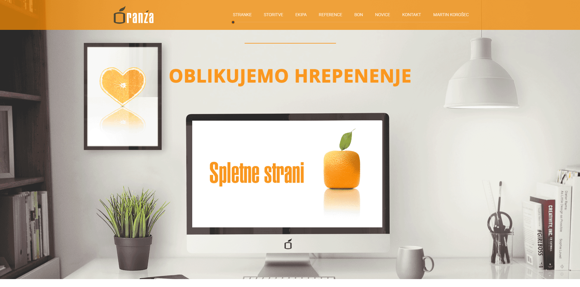 Rdeca Oranza Website